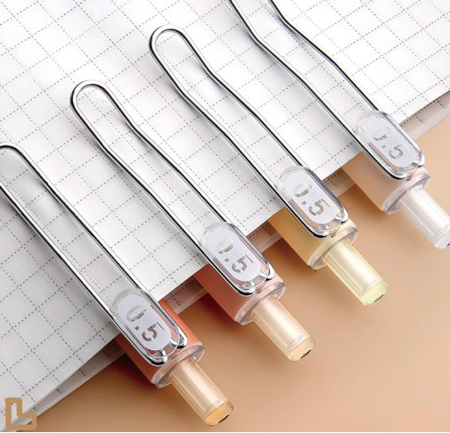 4pcs Capybara Cute Cartoon Mechanical Pencils Sketch Writing Stationery 0.5 mm