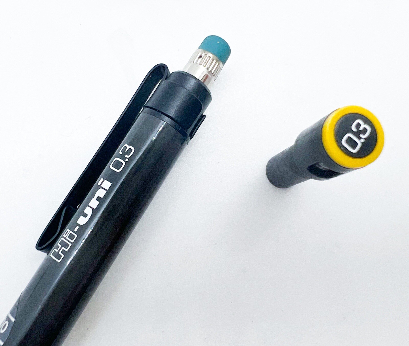 Mint Mitsubishi hi-Uni 3050 0.3mm Drafting Mechanical Pencil carbon fibre Mint