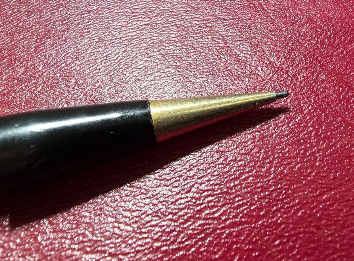 Roller Rule Black & Gold 1.1mm Mechanical Pencil – c. 1950’s – USA ruler works