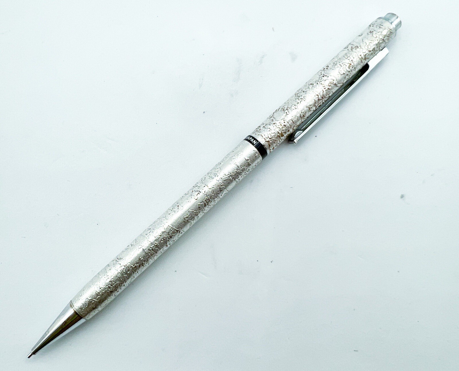 mitsubishi Exceed Silver mechanical pencil 0.5mm metal With Box Rare