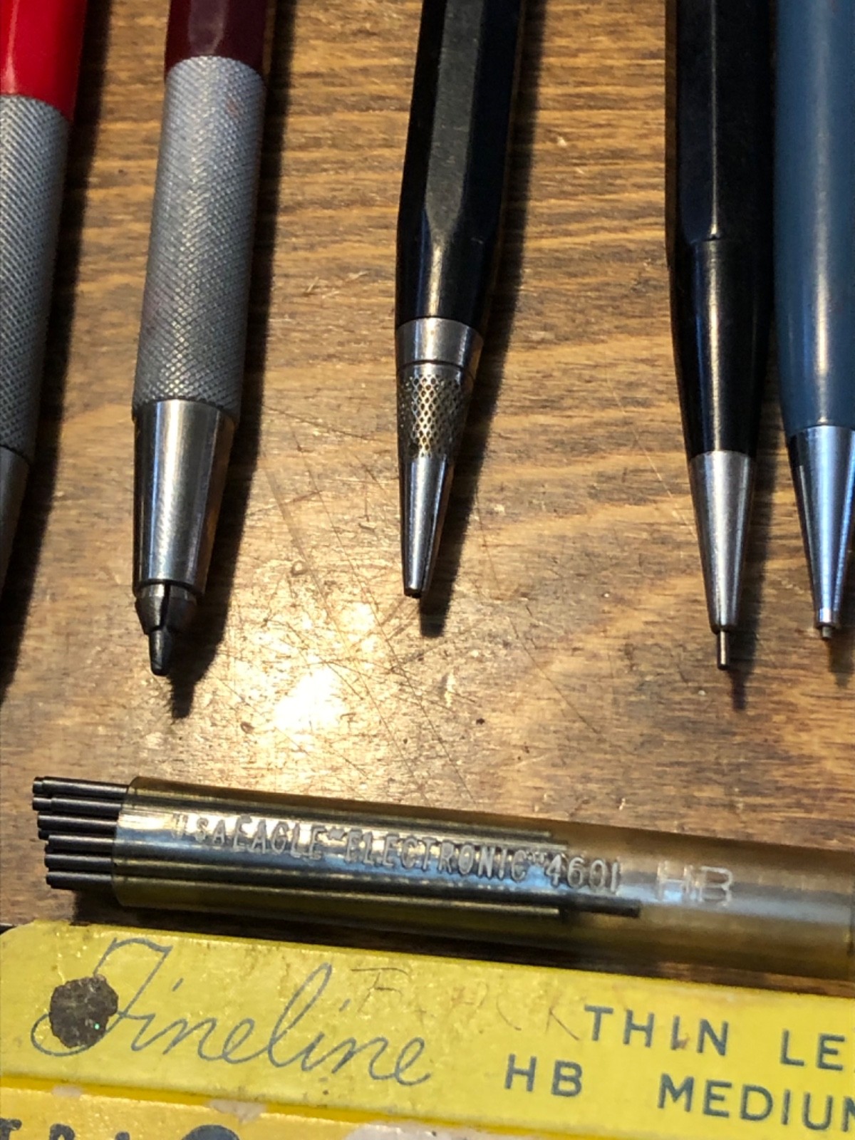 VTG Lot of 7 Mechanical Drafting Pencil – Scripto Martin Staedtler GM Autopoint