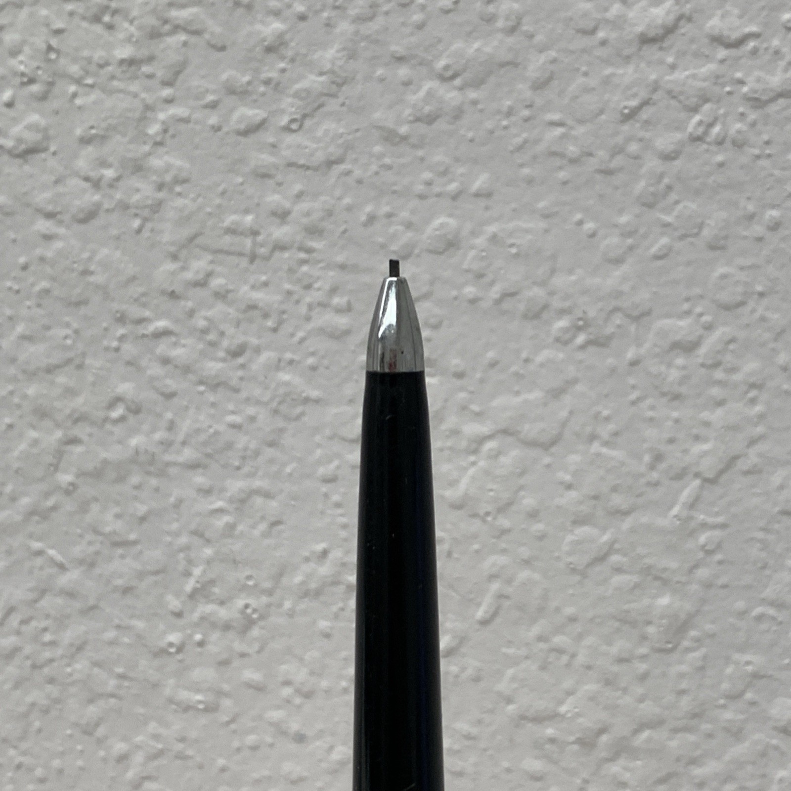 Vintage Mechanical Pencil Enjay Chemical Company Oil Fuel Silver Chrome Black