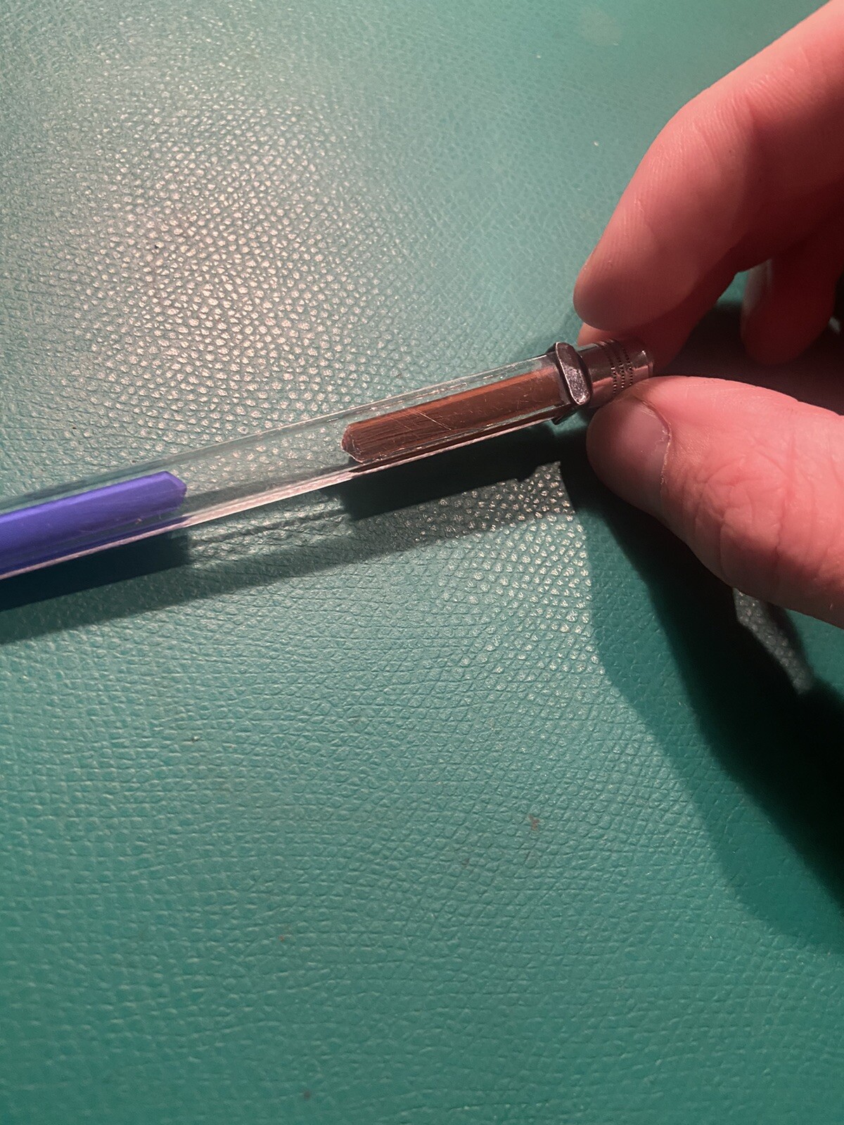 Vintage General Electric Communication Equipment Mechanical Pencil Square Clear