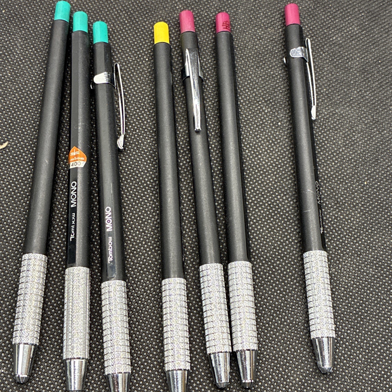 Lot Of #24 Vintage Tombow MONO Graph mechanical pencils Lead Holders Loc Ccc