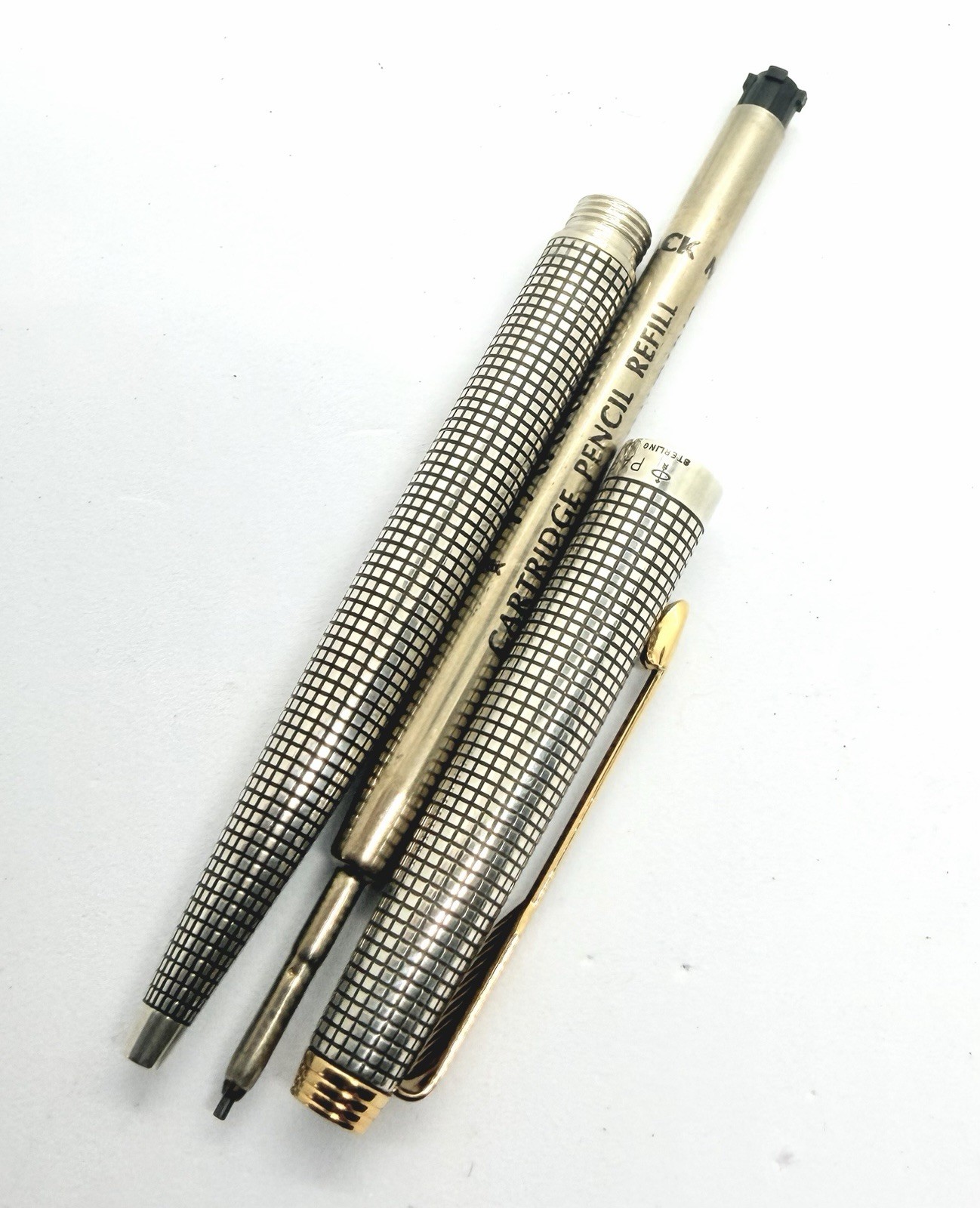 Parker 75 Sterling Silver 925 Mechanical Pencil Cartridge 1.0mm Functional