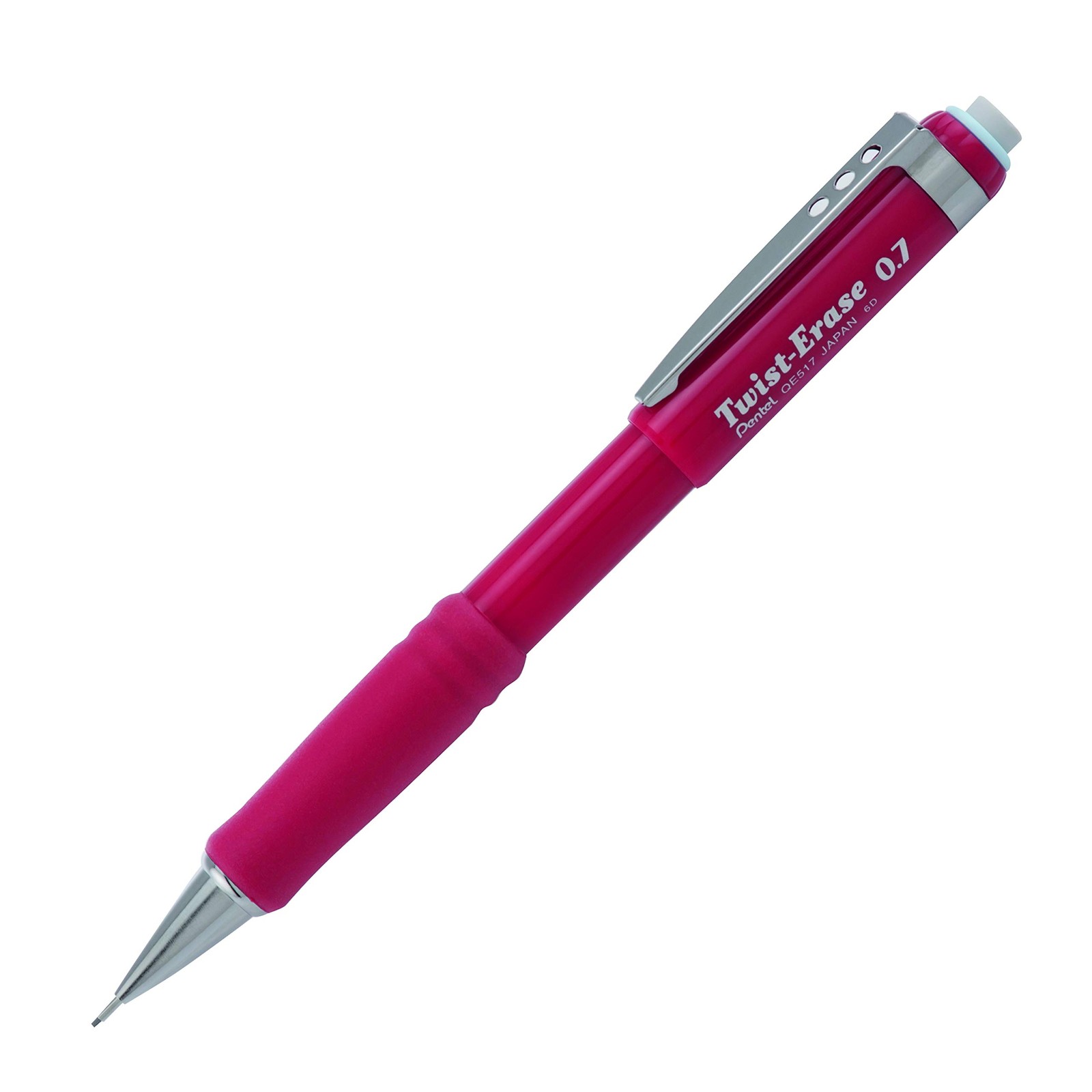 Pentel Twist Erase III Mechanical Pencil 0.7mm 12 Count with Eraser and Grip