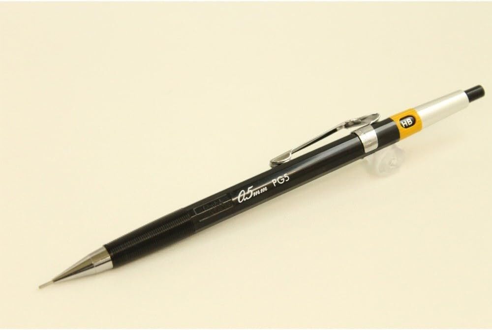0.5Mm Mechanical Pencil Black Fine Draft Drawing Writing Instrument Pack Of 1