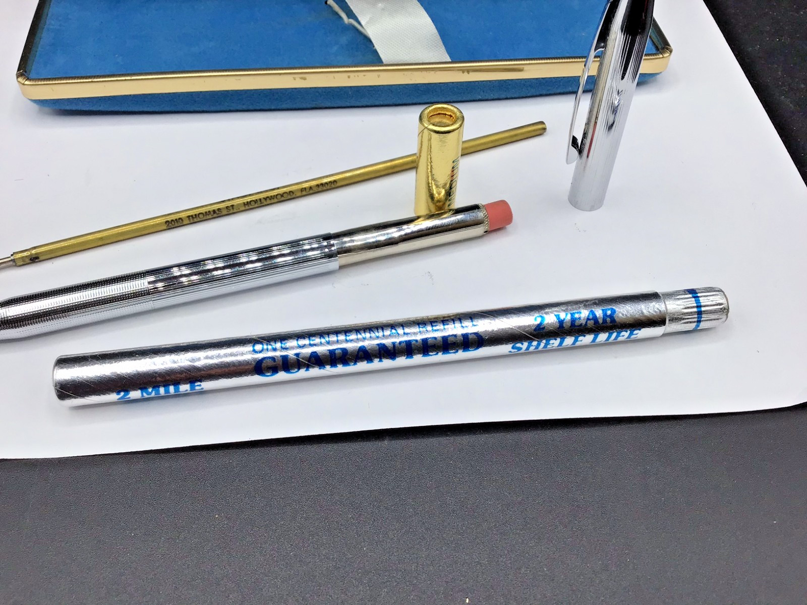 CENTENNIAL for SIMPSONS – MECHANICAL PENCIL in BOX w/REFILL TUBE & PAPERS (no re