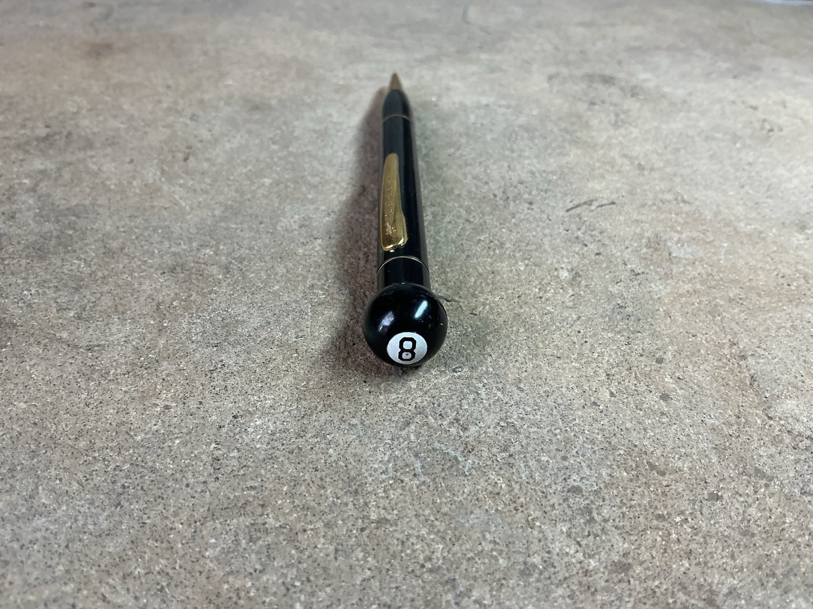 Vtg Ad Mechanical Pencil 8 Ball Cap, City Electric Ann Arbor Old Mail Tube 6¢