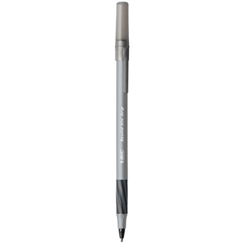Round Stic Grip Xtra Comfort Ballpoint Pen, Medium Point Black and Blue