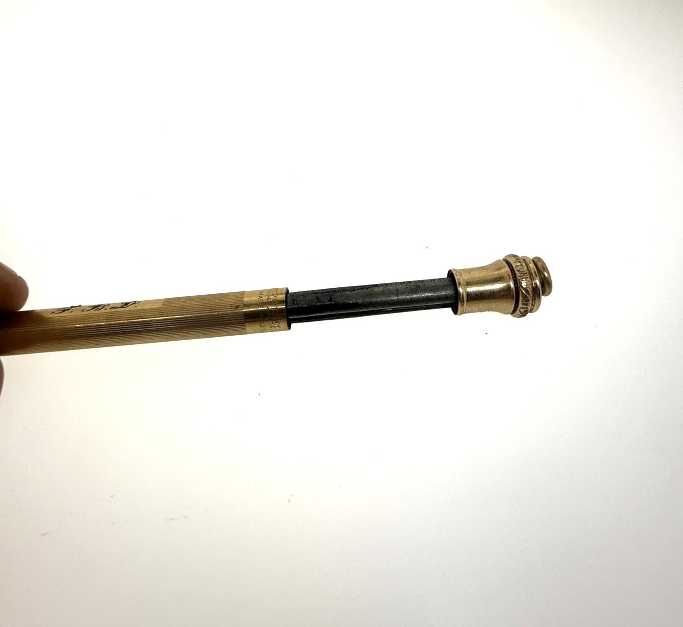 Wahl Eversharp Gold Filled Mechanical Pencil 4″ Monogram FRD Vintage