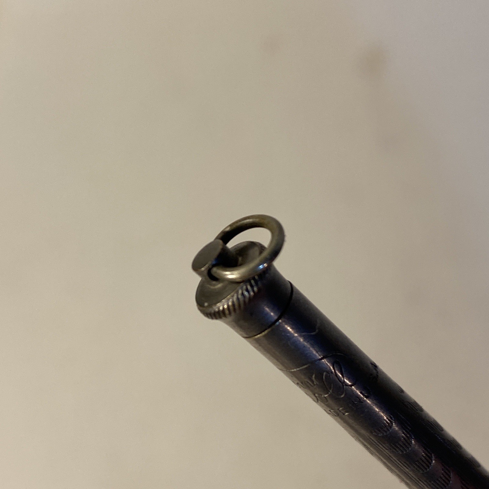 Vintage 3 1/2″ RediPoint Ingersoll Silvertone Mechanical Pencil no Lead