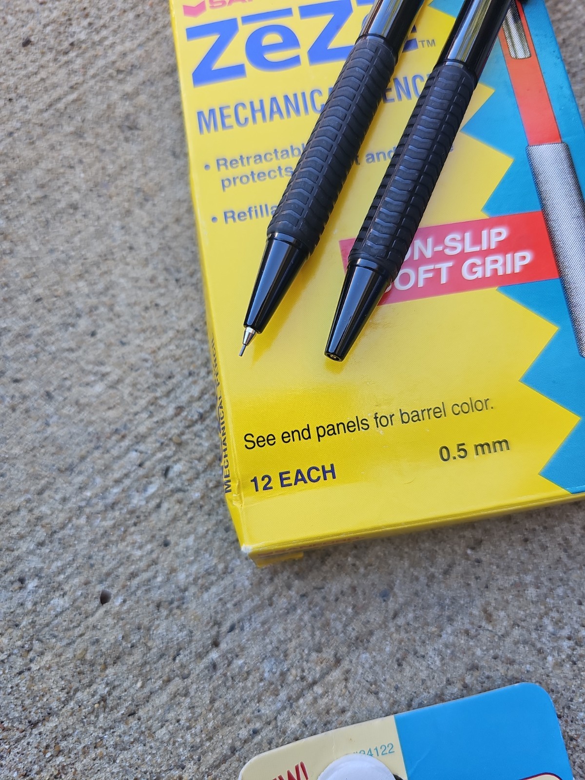 Vtg NOS 12 Pack Box Sanford ZeZe Mechanical Pencils 0.5mm Japan Black #64501