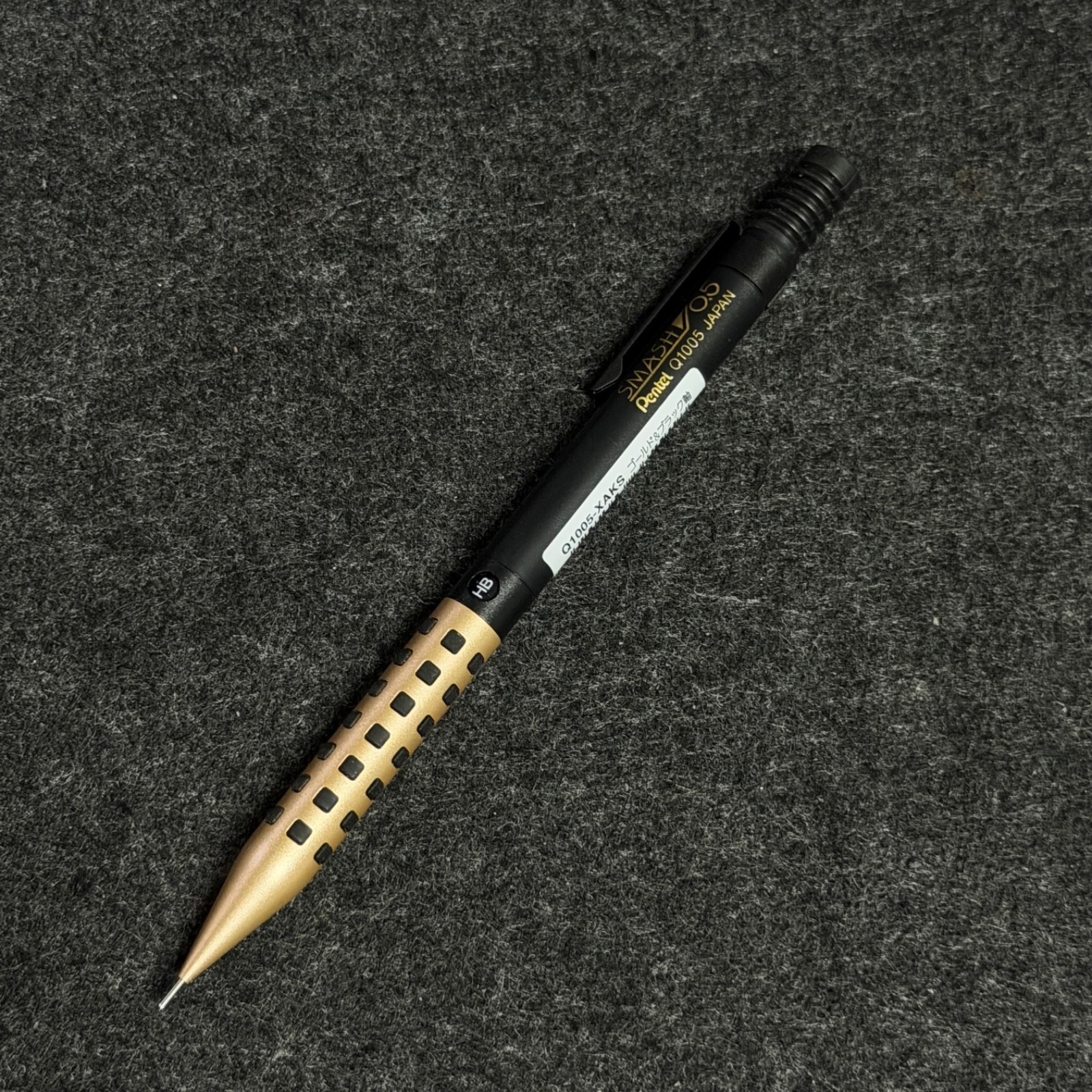 Pentel Smash Kitera Limited Gold Black 0.5mm Q1005-XAKS Mechanical Pencil New