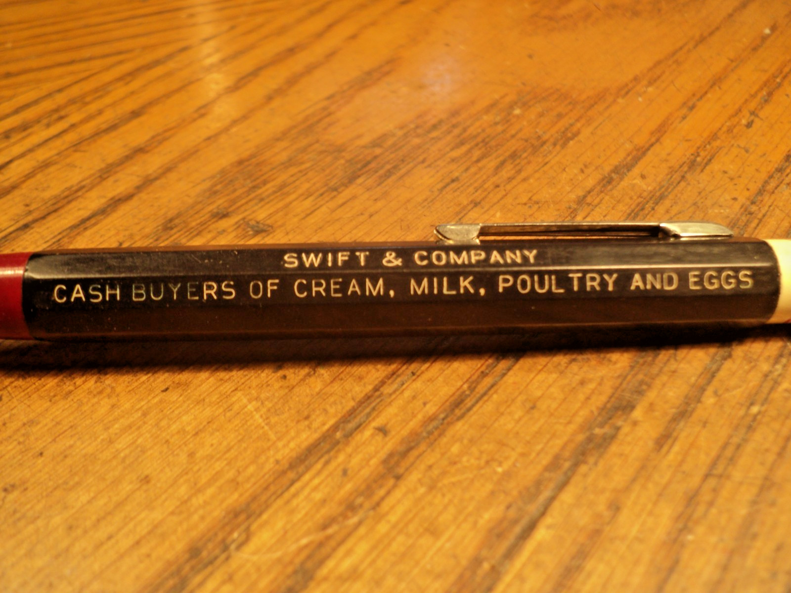 Vintage Autopoint Mechanical Pencil Swift & Company 5-5/8″ Long USA