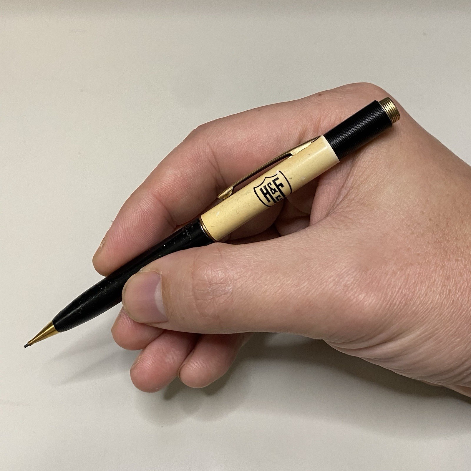 VTG Scheaffer’s Fineline H & F Co Los Angeles Advertising Mechanical Pencil