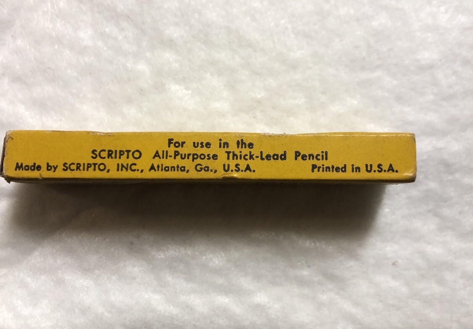 Vintage Scripto -Thick China Marking Leads Wax G920 Red .120″ Pencil Mechanical