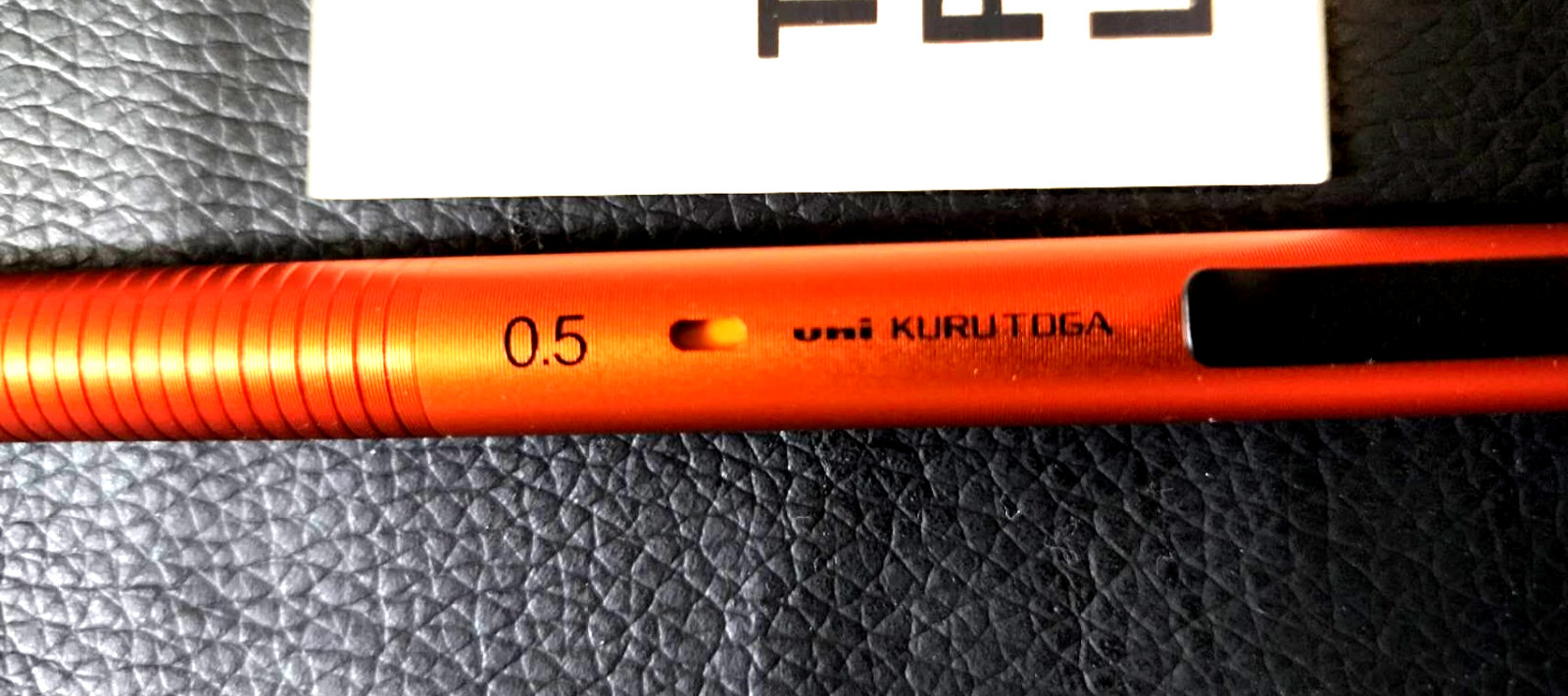 DDU/Uni Kurutoga Metal Limited Edition Sunrise Orange 0.5mm Mechanical Pencil/JP