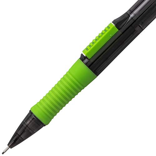 Quick Click Pop Mechanical Pencil, 4 Count (Pack of 1) Assorted with Erasers