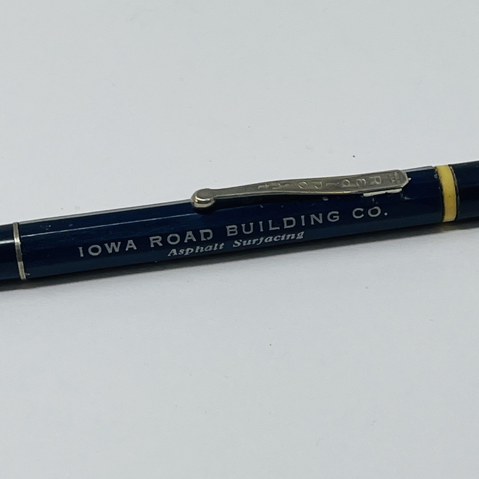 Iowa Road Building Fairmont MN Redipoint Mechanical Pencil Advertising