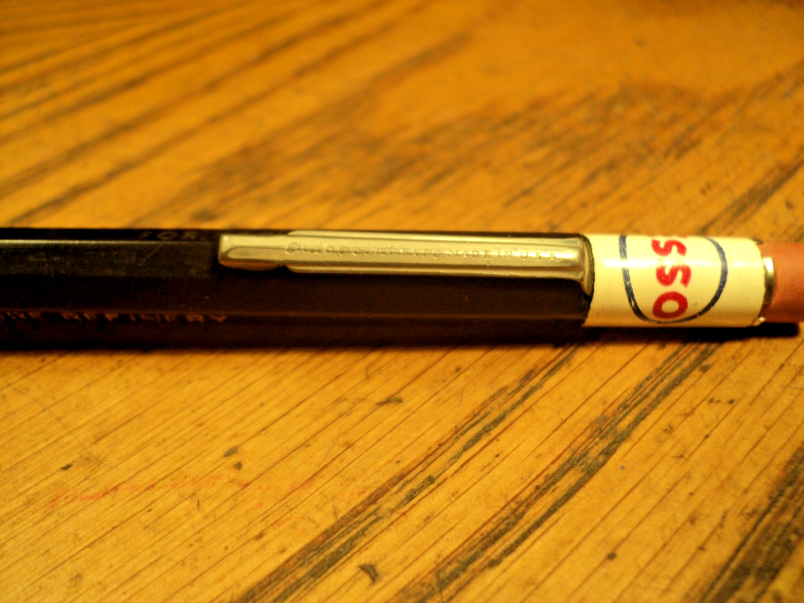 Vintage Autopoint Mechanical Pencil Esso Baltimore Refinery 5-1/2″ USA C