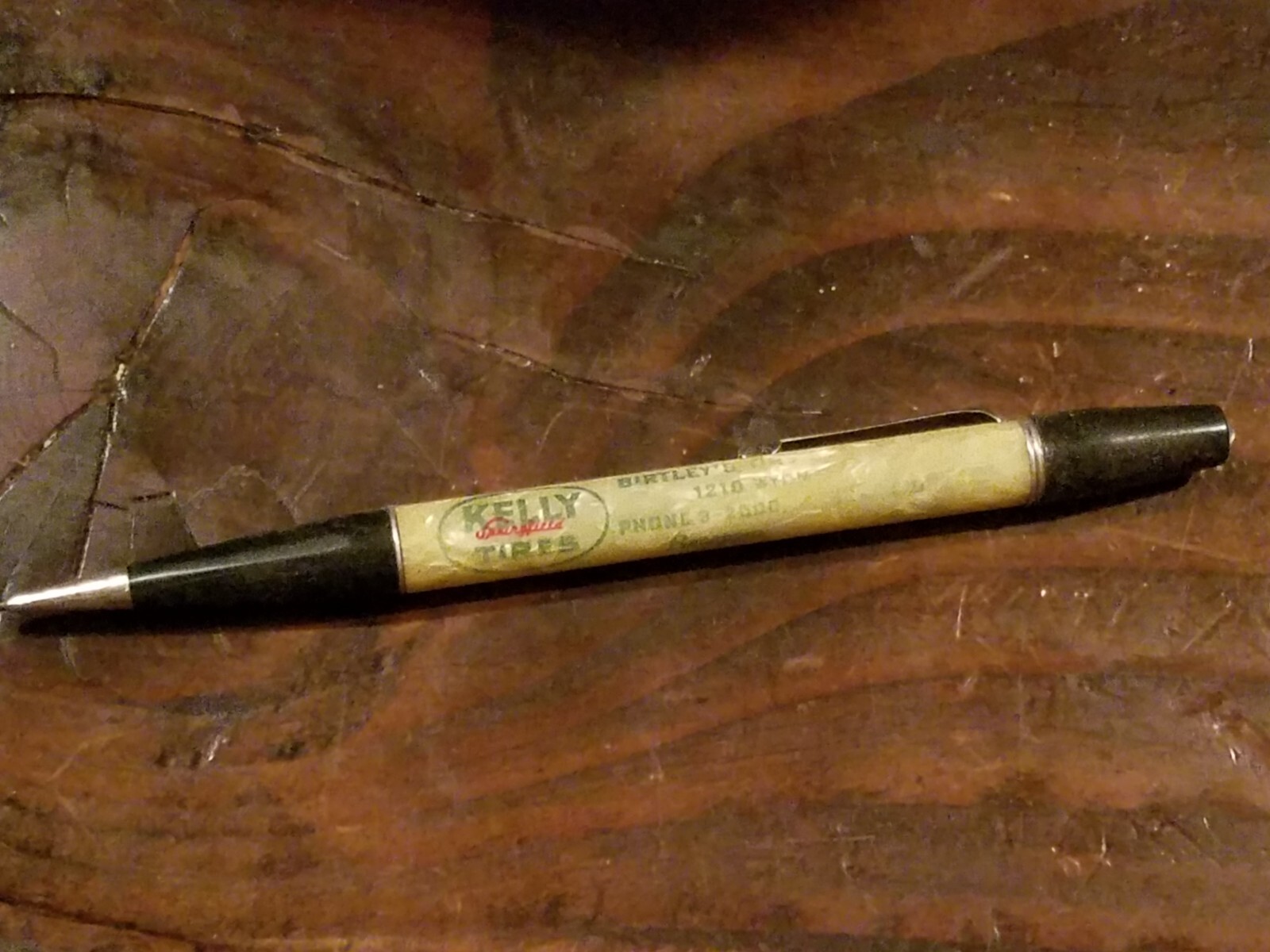 Vintage KELLY TIRES Birtley’s PA Mechanical Pencil 5.25″