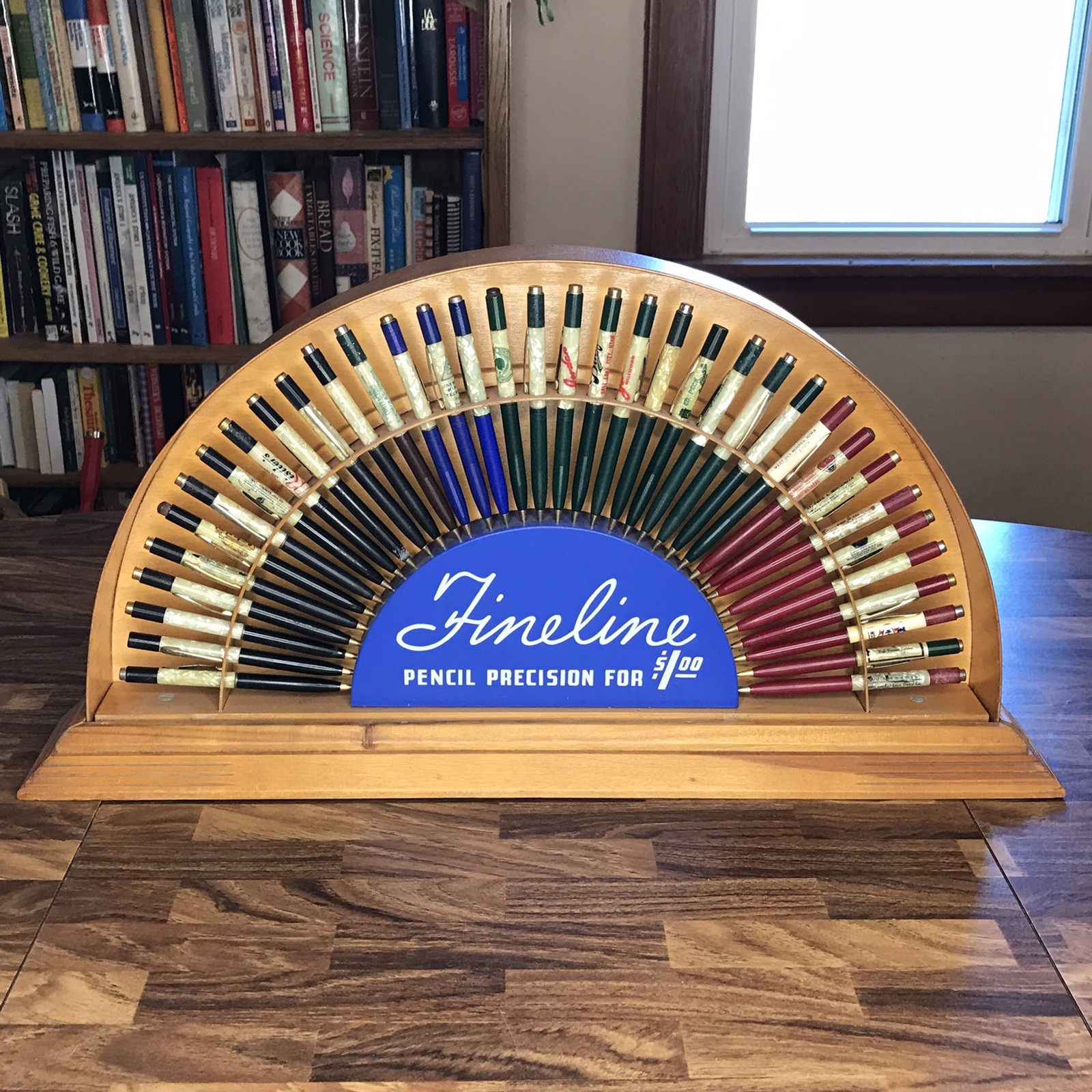 Vintage 1950’s Sheaffer Fineline Store Counter Display w/36 Mechanical Pencils