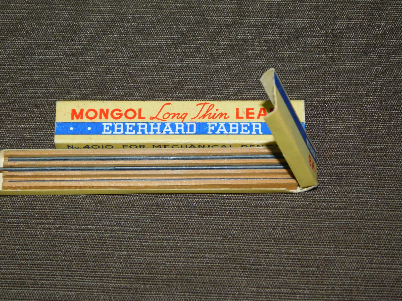 VINTAGE MECHANICAL PENCIL EBERHARD FABER MONGOL LONG THIN LEADS