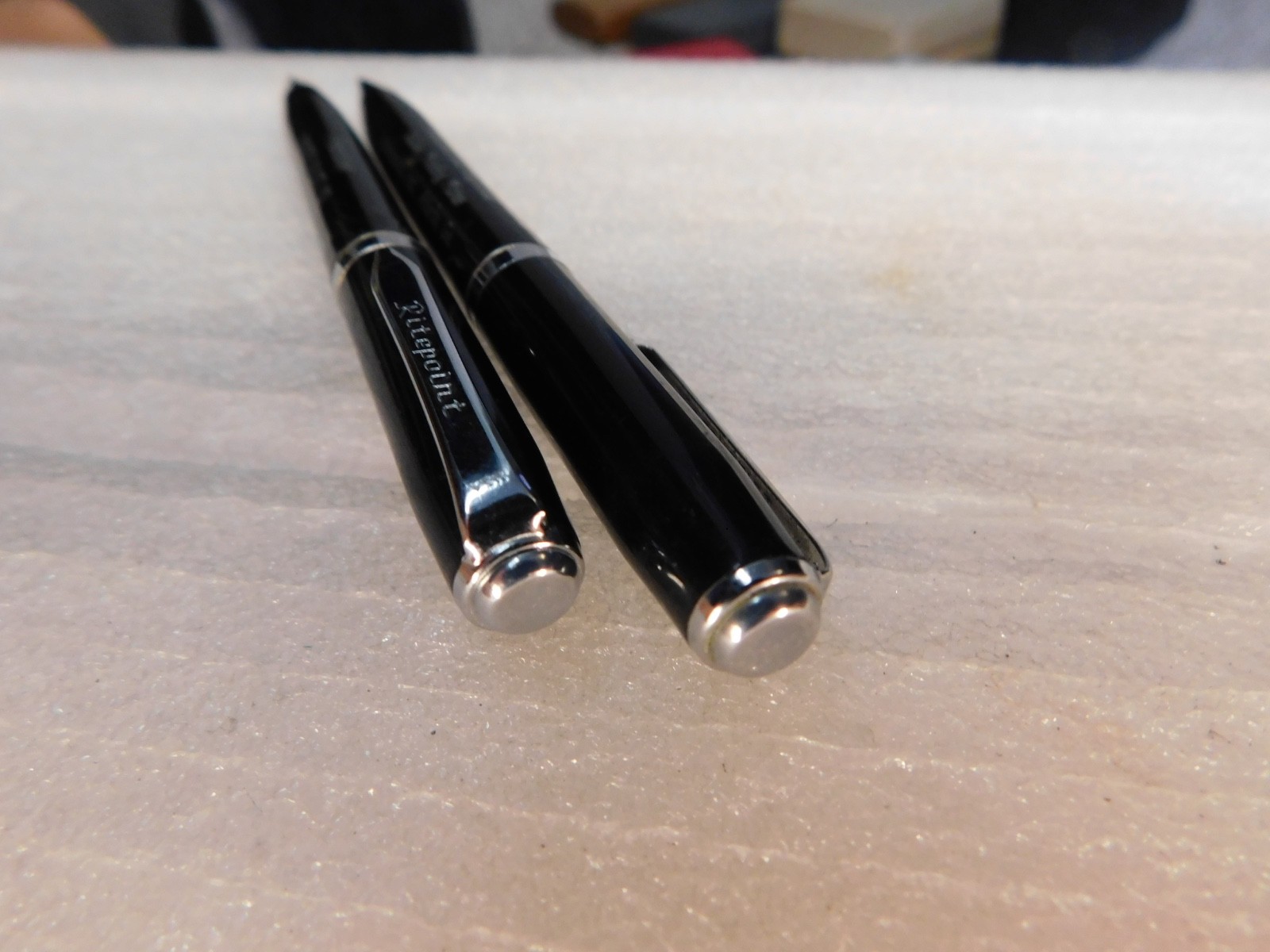 Pair Ritepoint Advertising Precision Rubber Plate Co. Mechanical Pencil