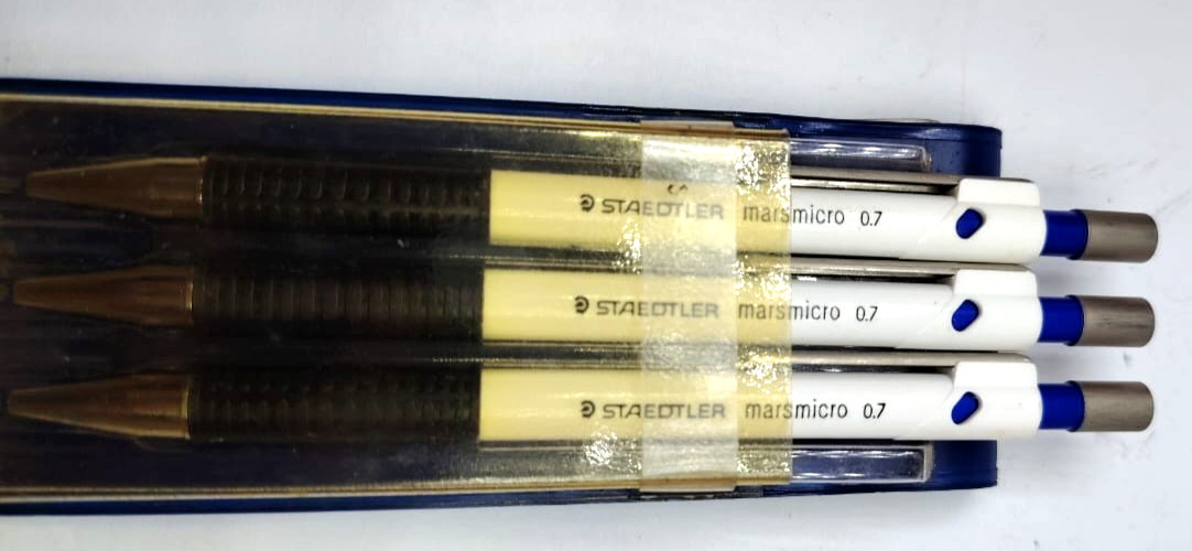Staedtler Marsmicro 0.7mm Precision Mechanical Pencil Set (3-pcs, New In Pack)