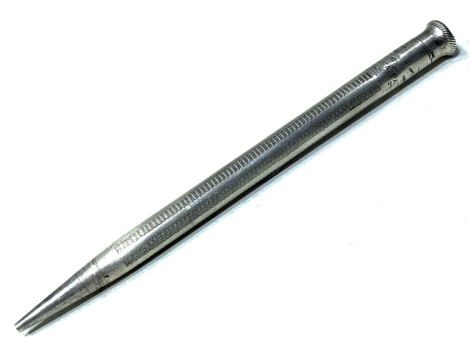 (KELLOGG Promotional) Ingersoll USA Redi-point Rolled Silver Mechanical Pencil