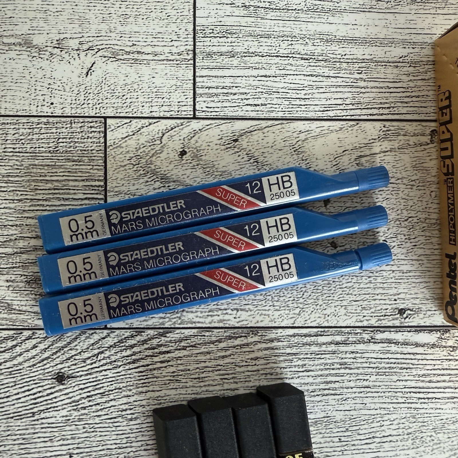 Lead Refills Super Hi Polymer Large Lot 47 Pentel Tubes + 3 Staedtler Tubes
