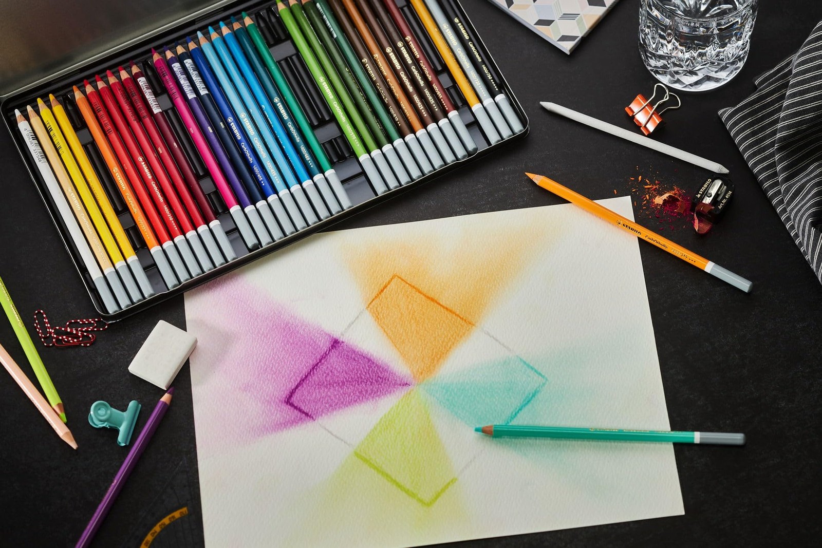 STABILO Chalk-Pastel Artist Colored 1 Count (Pack of 1), Assorted Colors
