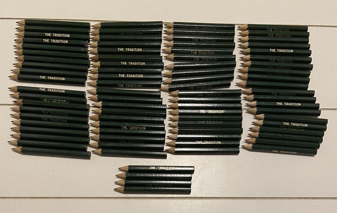 84 Golf Pencils The Tradition Green