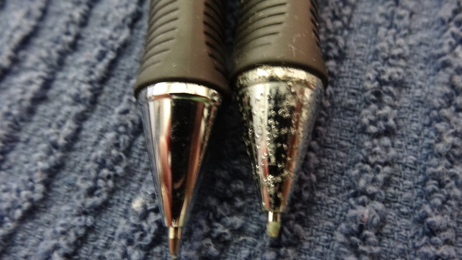 2 Sanford PhD Mechanical Pencils .5 & .7mm Black Ergonomic Grip Made Please Read