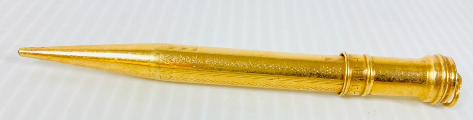 Parker Lucky Lock Gold Filled Ring top mechanical Pencil Made in USA Vintage