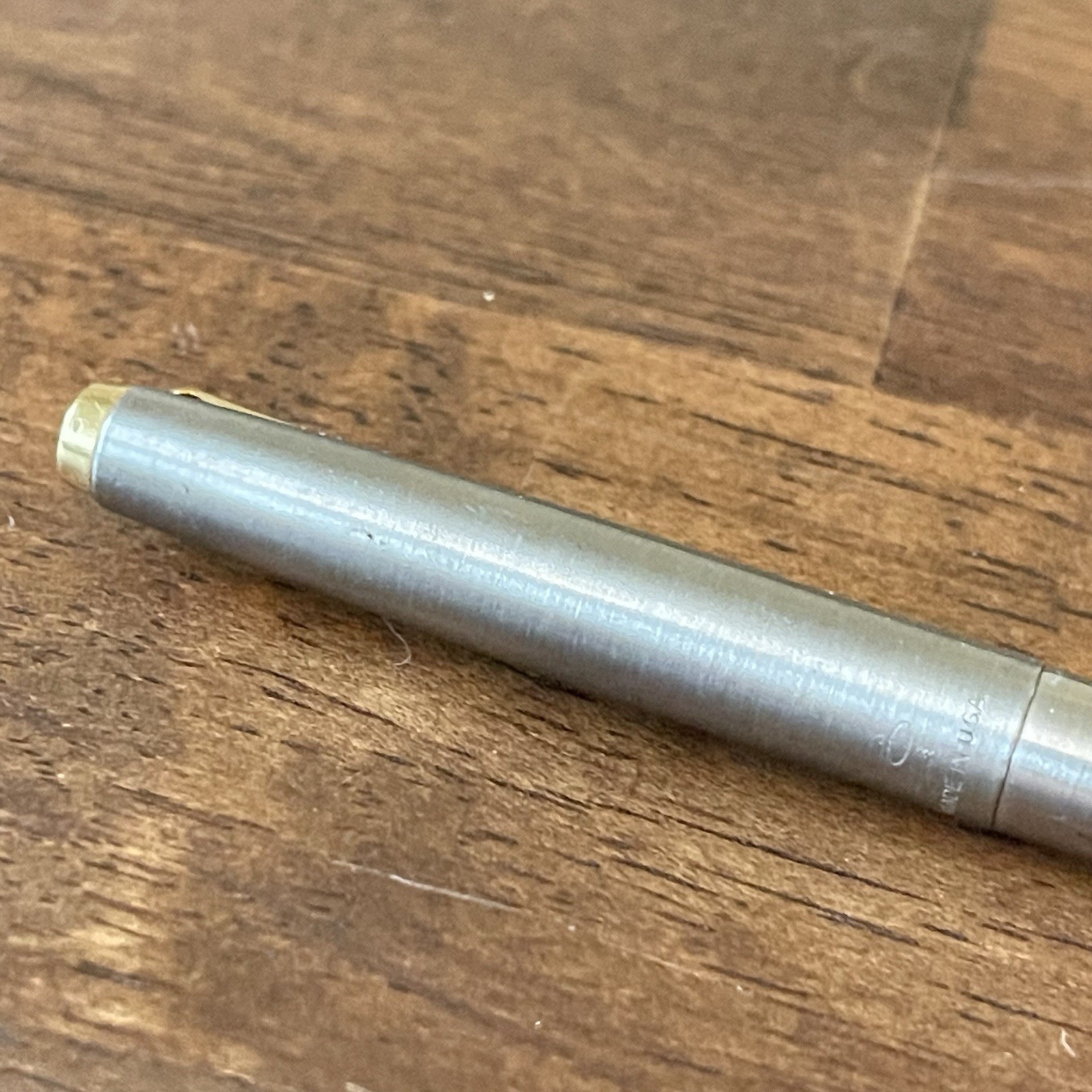 Vintage Parker Flighter Mechanical Pencil 0.9mm – Brushed Stainless Finish