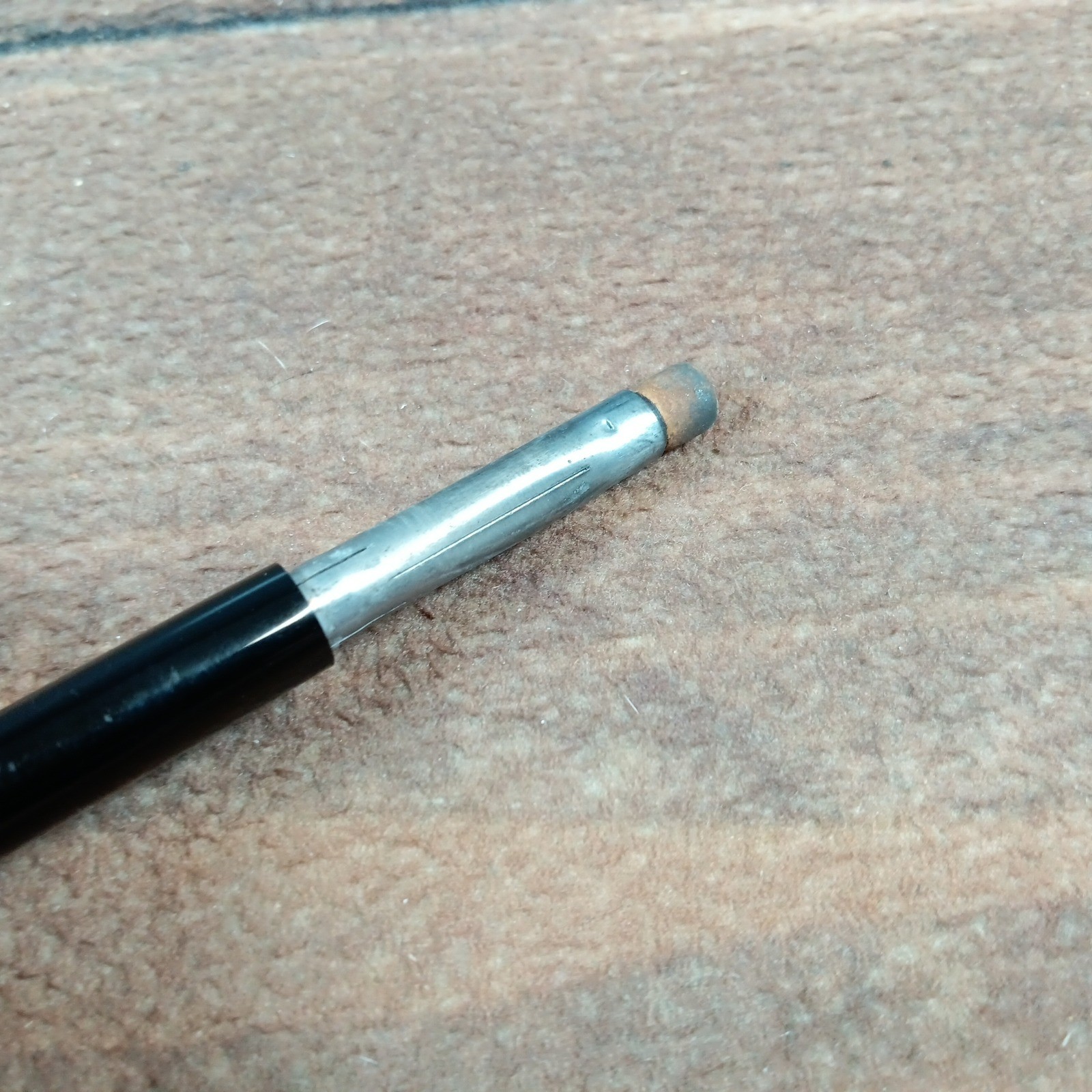 Sheaffer’s Mechanical Pencil Black Good Vintage Gold Band With Box