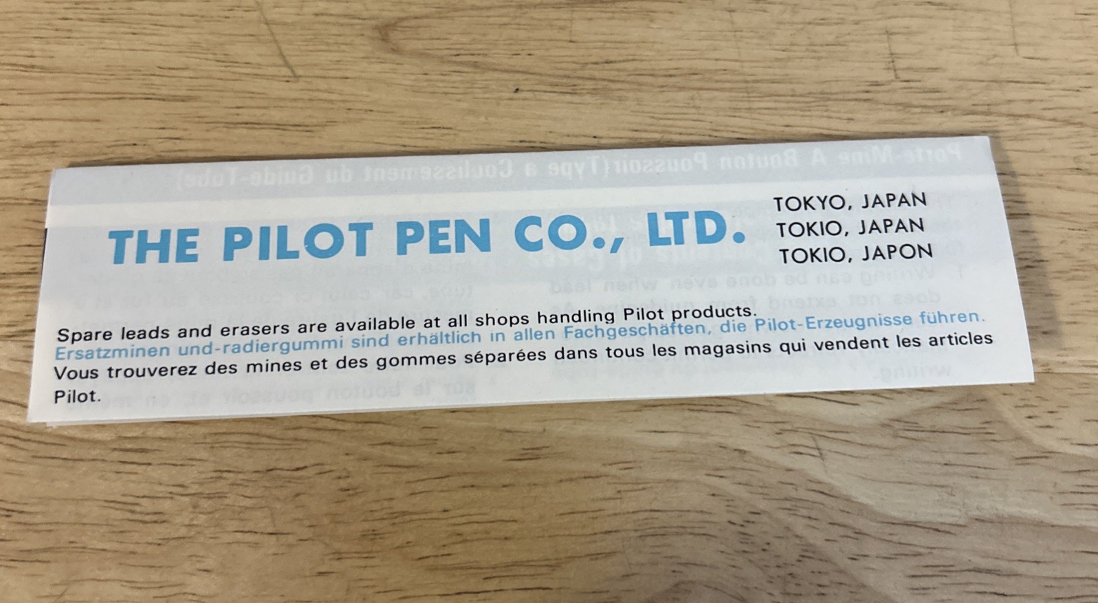 Pilot Etching Black Stripes Clutch Point Mechanical Pencil 0.5 All Metal Y0443