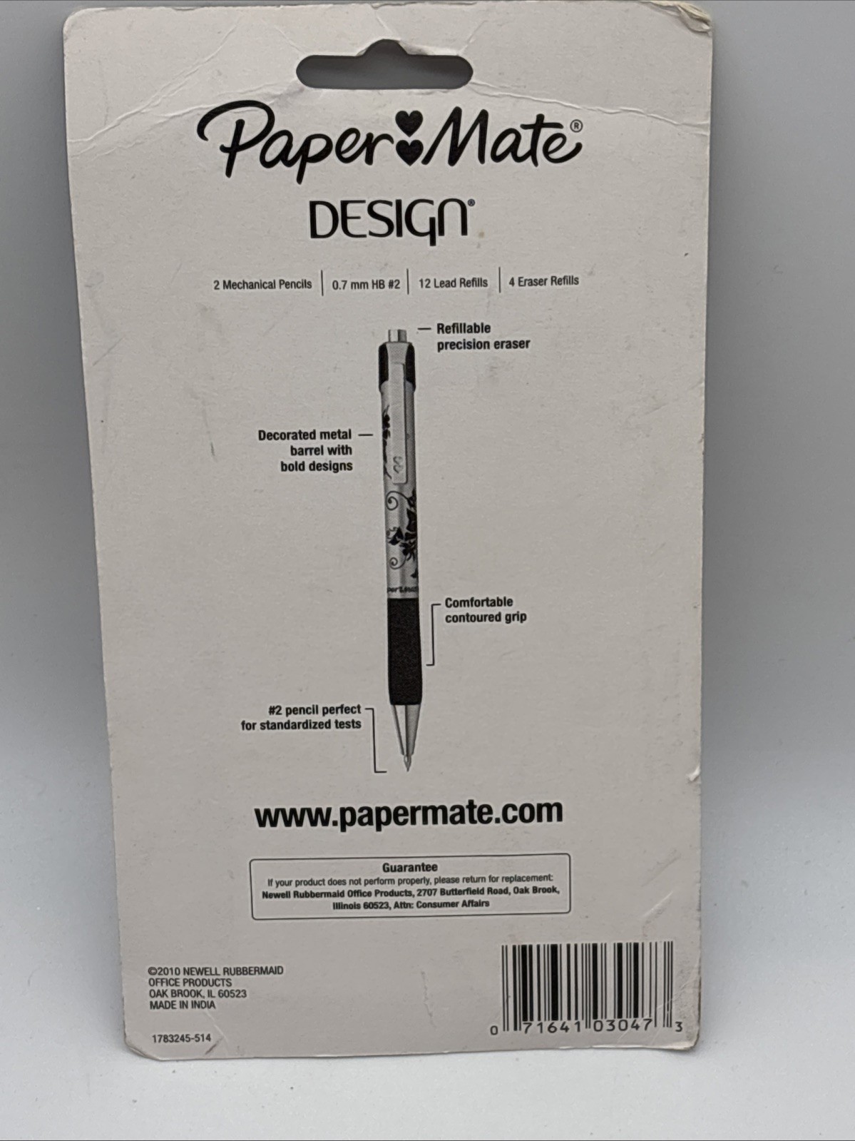 Paper mate metal barrel design #2 mechanical pencil floral Design discontinued