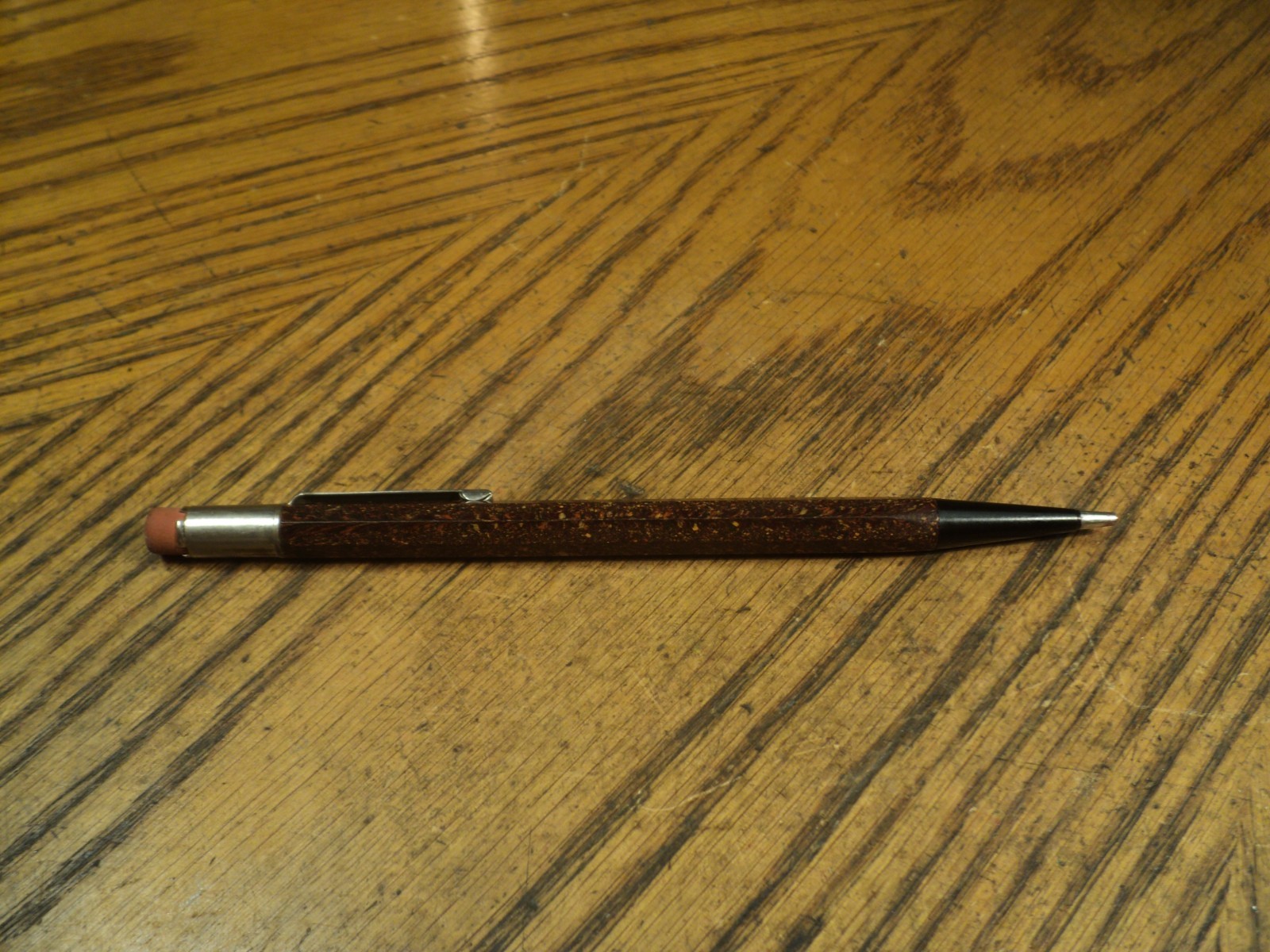 Vintage Autopoint Mechanical Pencil Advertising Fort Leavenworth Kansas 5-1/2″