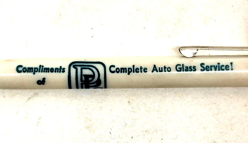 Vintage Grease Marking Pencil Advertising Pittsburgh Plate Glass Company (E10)