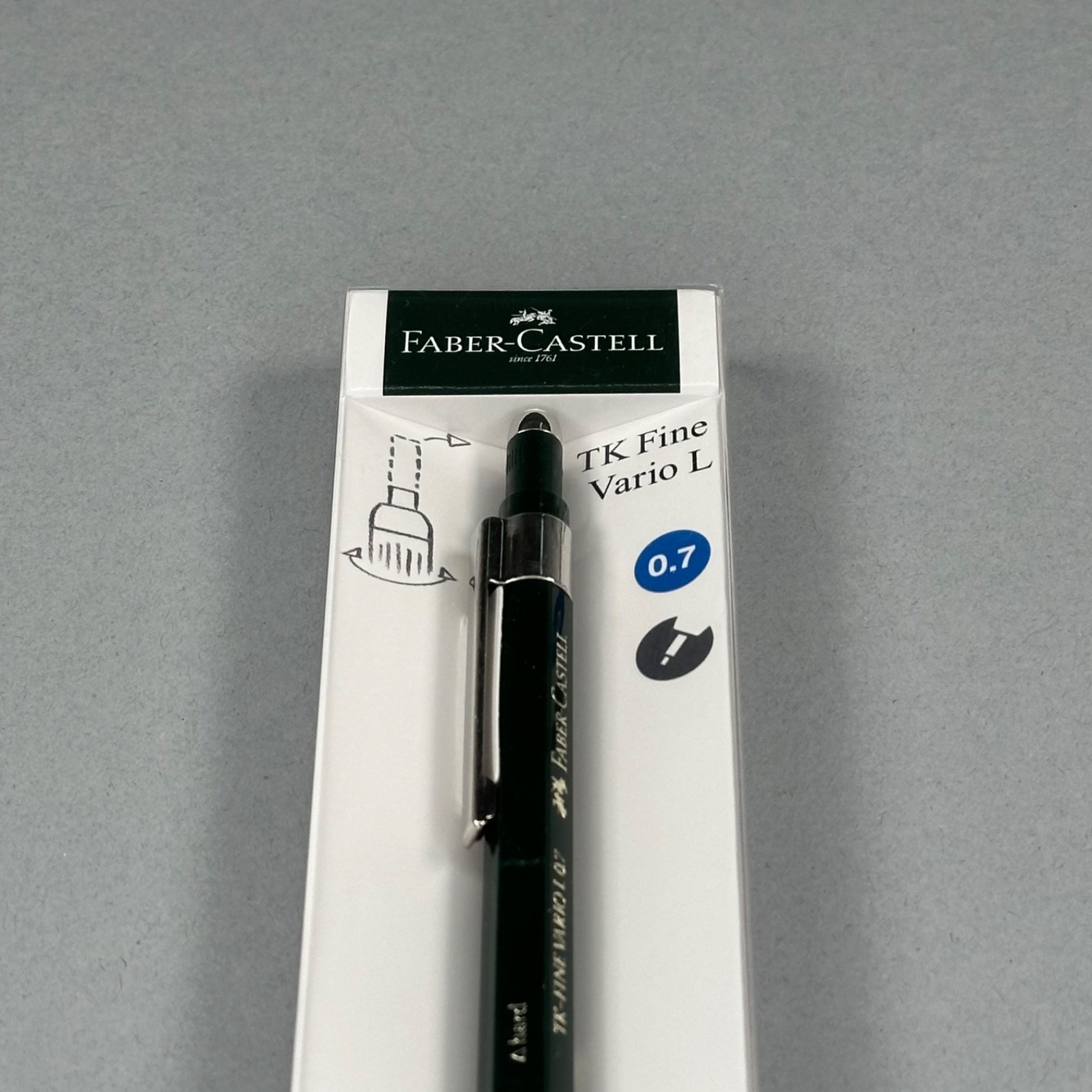 Faber-Castell TK Fine Vario L Mechanical Pencil HB 0.7 mm Lead Black 135700 🇺🇸