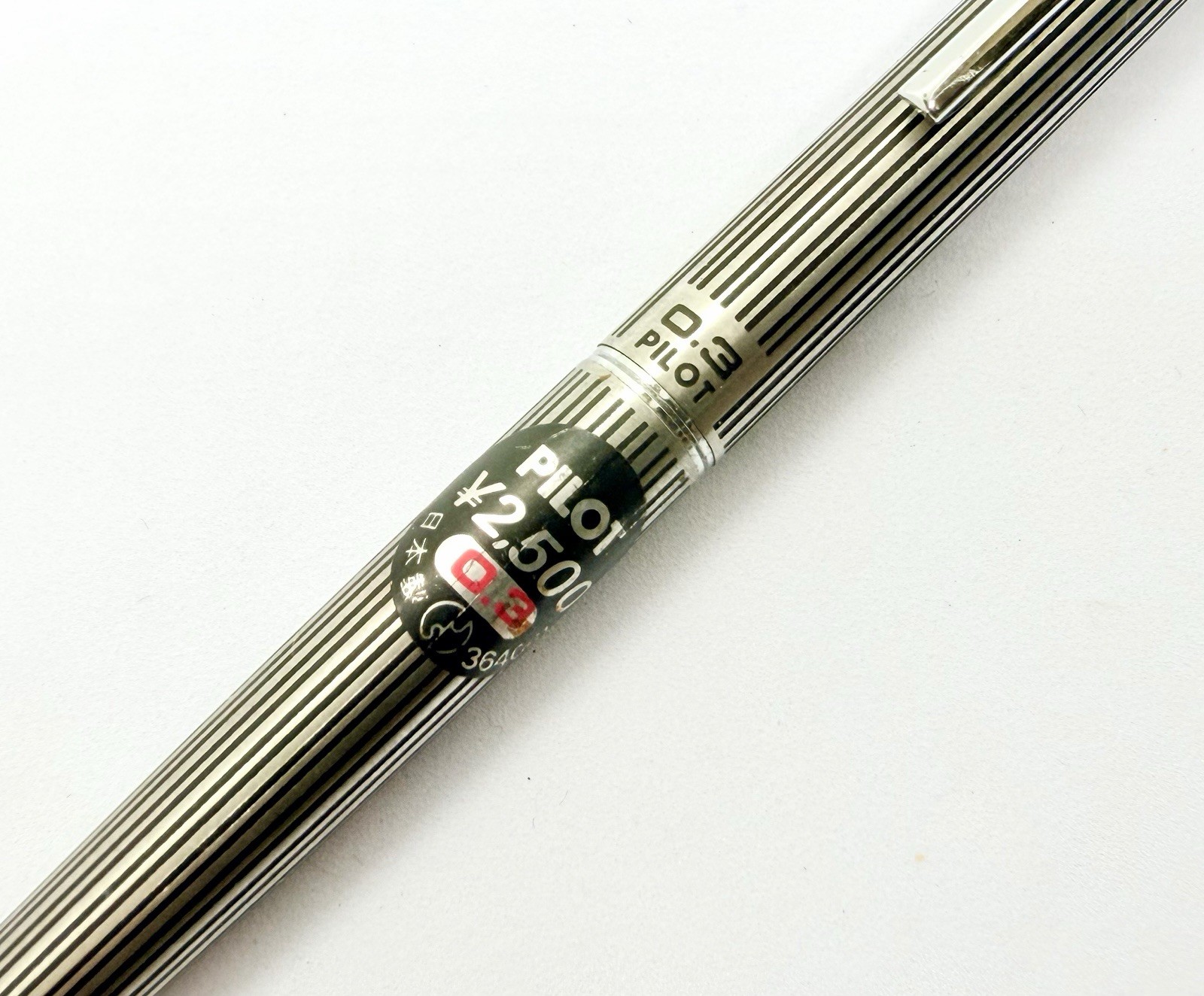 NOS pilot Mechanical Pencil Etching black stripes 0.3mm Full Metal etched