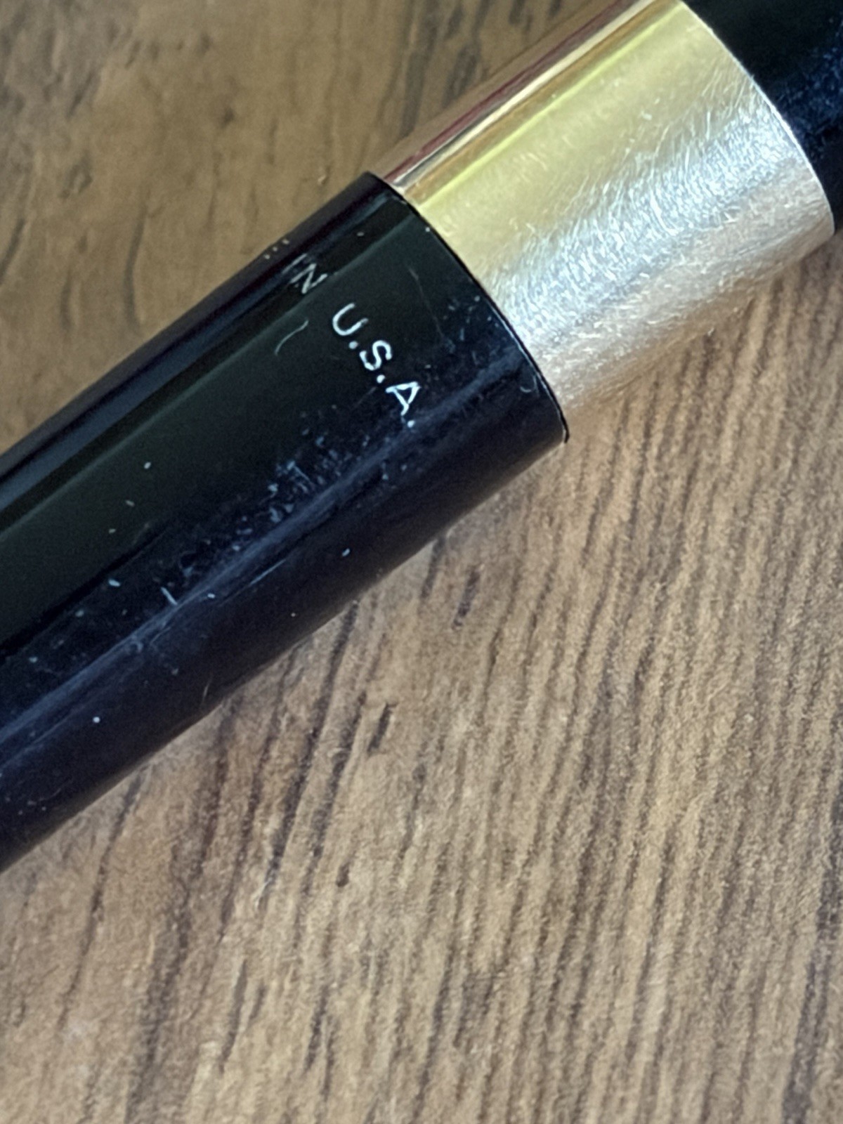 Vintage white dot Sheaffer Mechanical Pencil, Black w/ Gold Trim – Functional