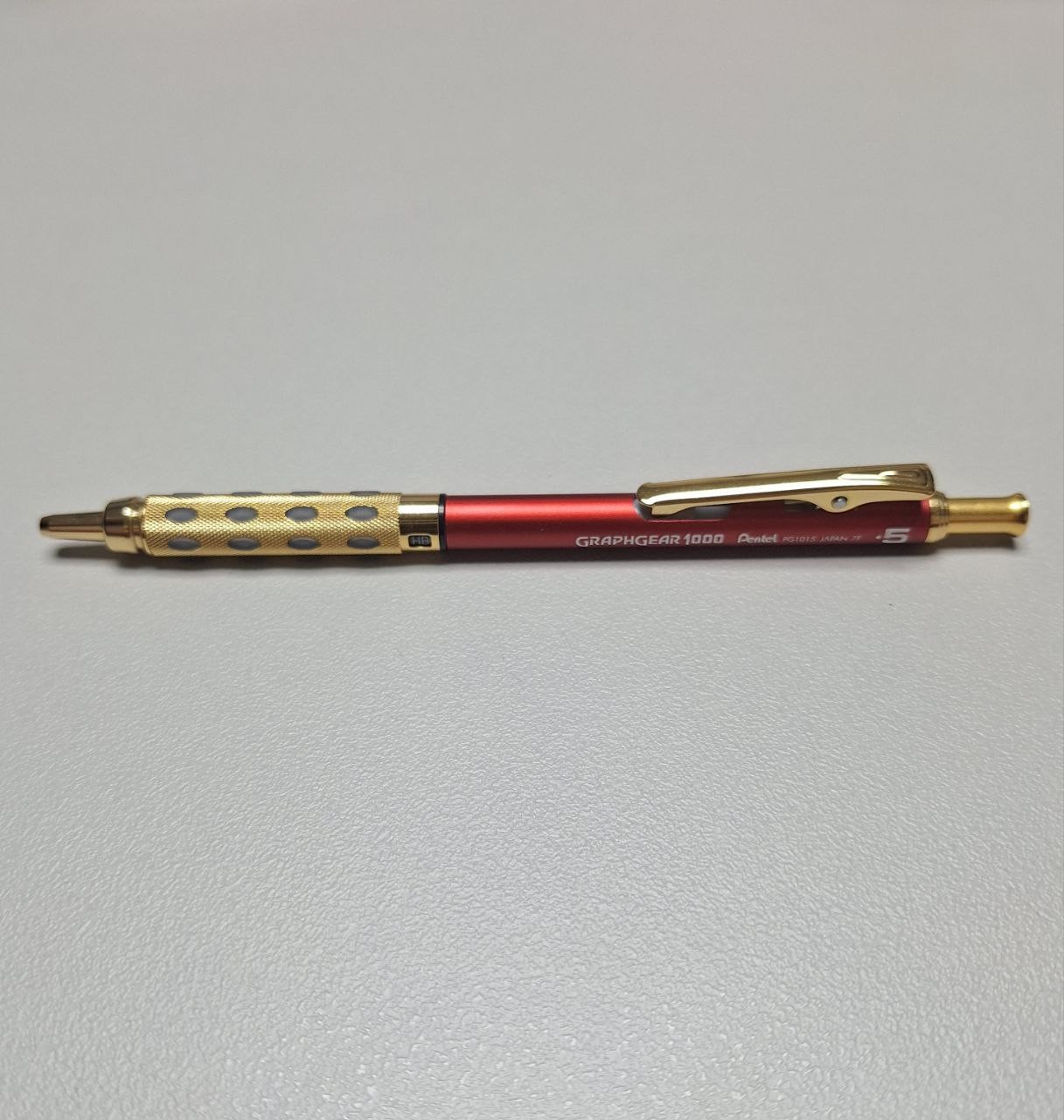 Pentel Graph Gear 1000 Limited 2018 mechanical pencil 0.5mm Graphgear Red & Gold