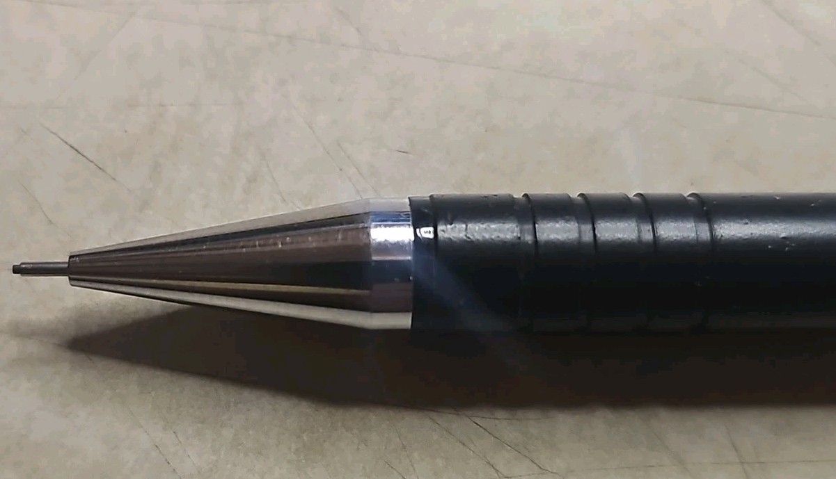 VTG Sanford DIGIT 0.5mm Mechanical Pencil Black, Japan, Missing Eraser Cap.