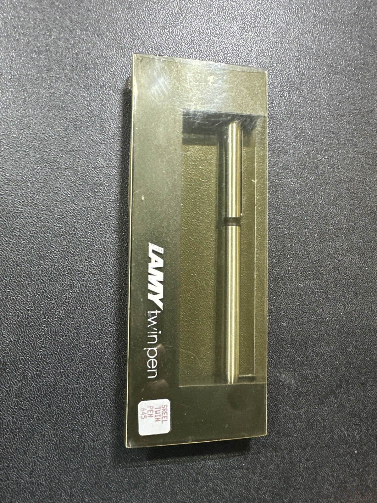 LAMY Twin Pen Stainless Steel Ballpoint & Mechanical Pencil Combo Original Box