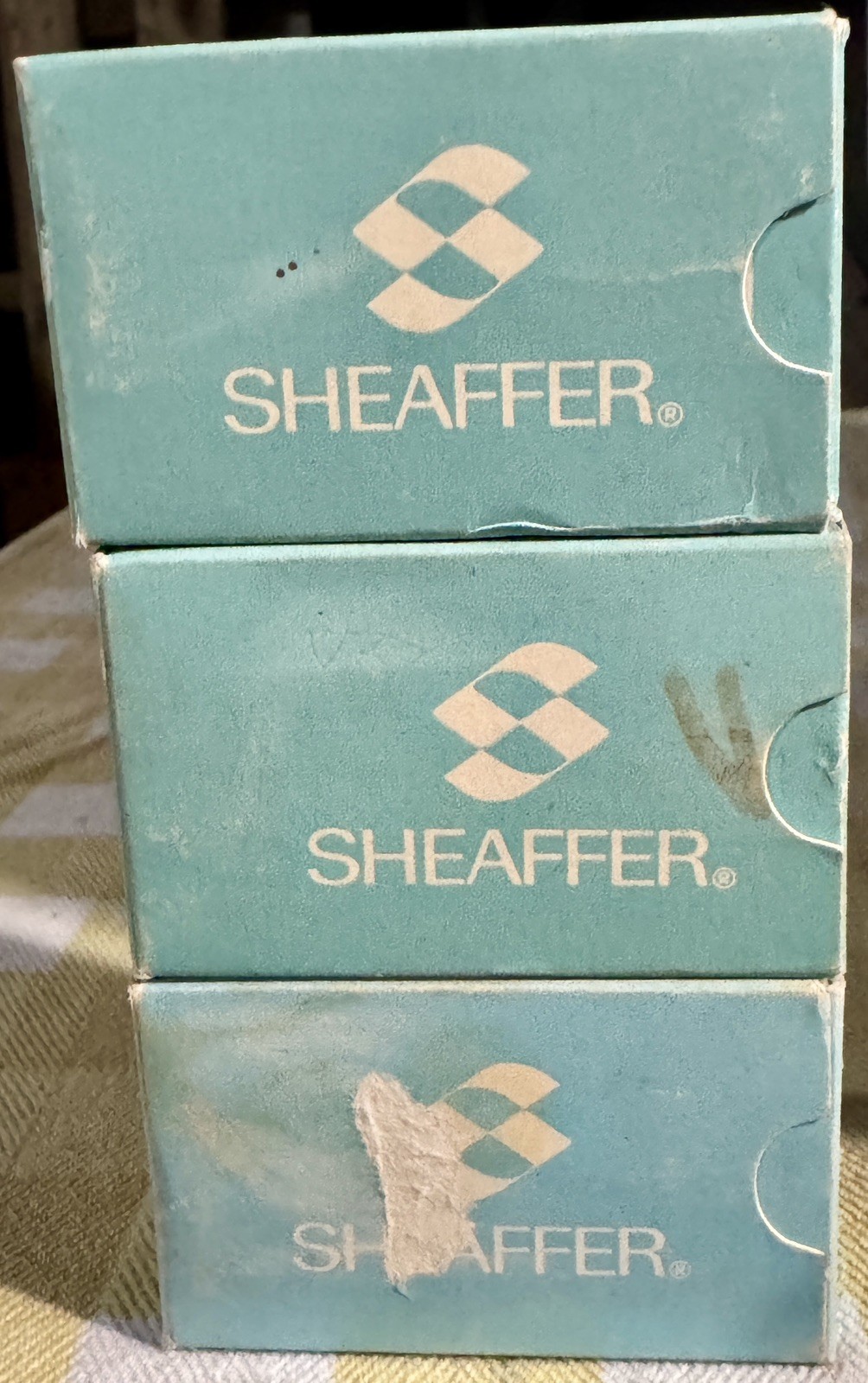 LOT of Vintage Sheaffer FINELINE Erasers (3) Boxes U & E 12 packages 25c each