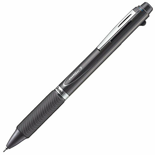 Pentel Multi-Color Gel Ballpoint Pen Energel Black/Red/Blue (XBLC35N) From Japan